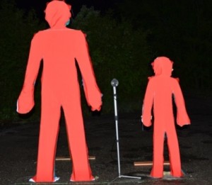 Figuríny v postupně se měnících barvách